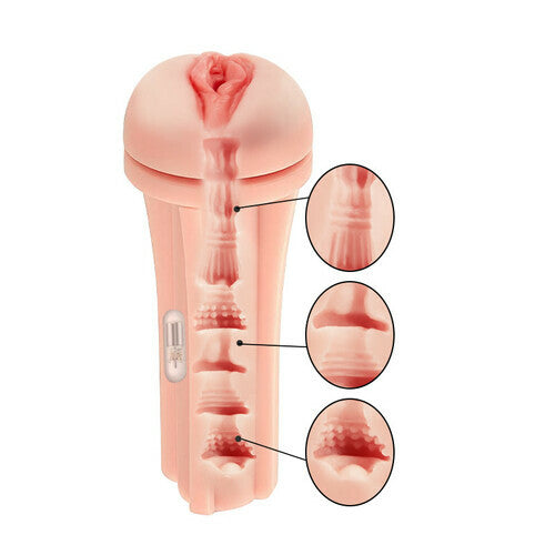 Ten-Frequency Vibration Usb Rechargeable Masturbation Cup