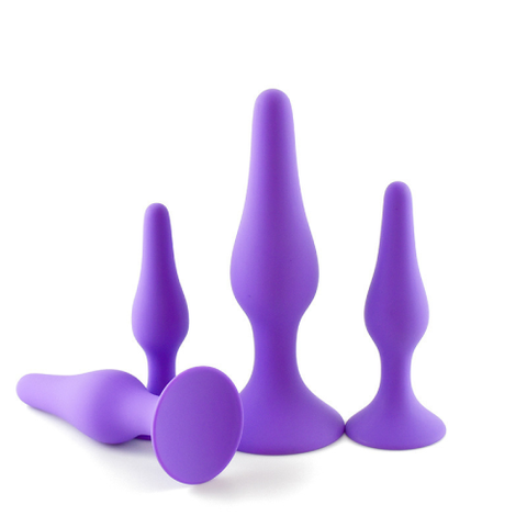 Silicone Anal Plug 4Pcs