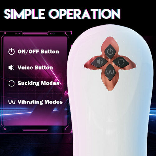 Two-In-One Fully Automatic Breast And Vaginal Masturbation Cup