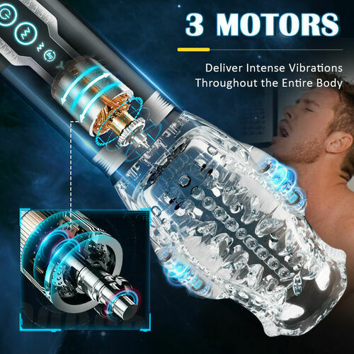 Intelligent Telescopic Rotating Vibrating Masturbation Cup