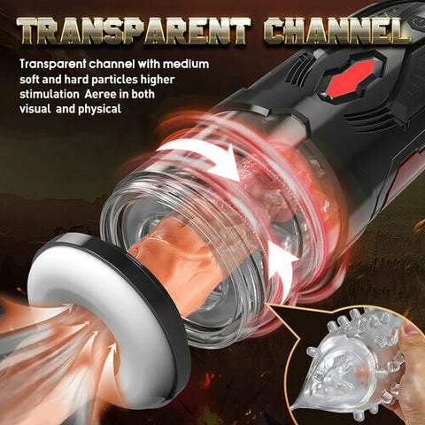 Telescopic Rotating Fully Automatic Electric Masturbation Cup