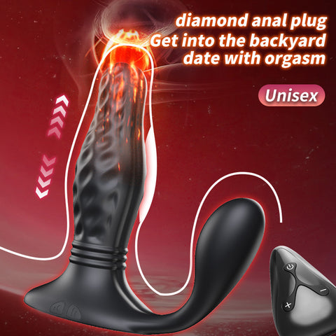 Diamond Anal Plug Prostate Massager