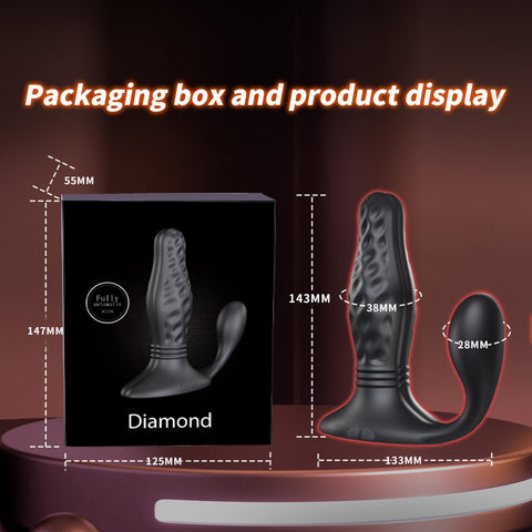 Diamond Anal Plug Prostate Massager