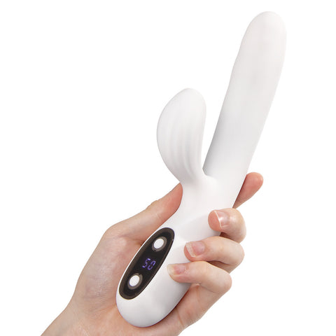 Telescopic Vibrator Inserted Into Masturbation Device