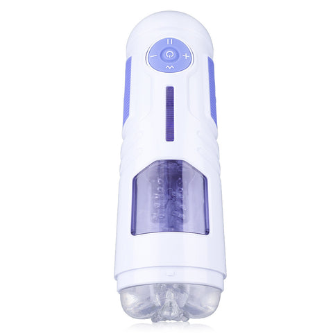 10 Frequency 5 Speeds Thrusting Suction Cup Auto Masturbator