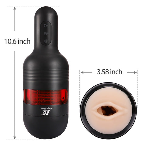 5 Sucting 10 wriggling Masturbation Cup 3D Life-like Textured Vagina Stroker