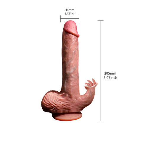 Telescopic Heated Swinging Tongue For Licking Penis