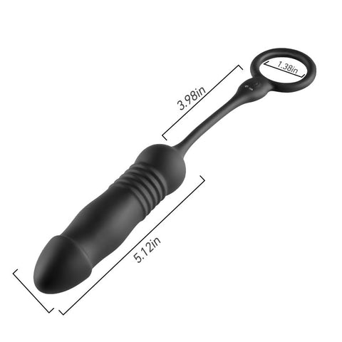 Retractable Vibrating Egg Skipping Anus Plug