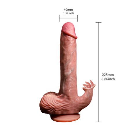 Telescopic Heated Swinging Tongue For Licking Penis