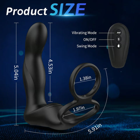 Pull The Prostate Massager And The Backyard Masturbator