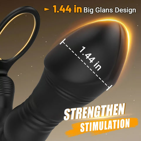 Remote Retractable Anal Massager