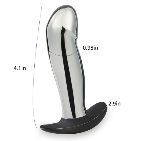 Backcourt G-spot Silicone Metal Wireless Remote Control Anal Plug