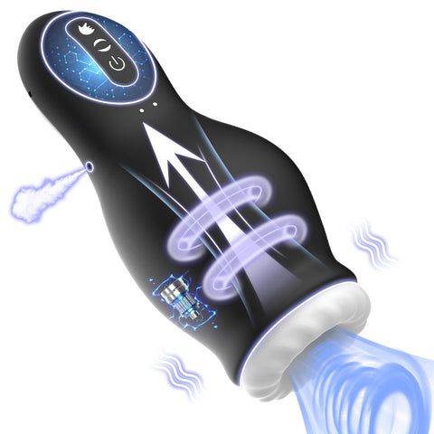 Sucking Vibrating Fully Waterproof Masturbation Device