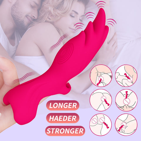 Six-Finger Magic Set Vibrating Ring Masturbator