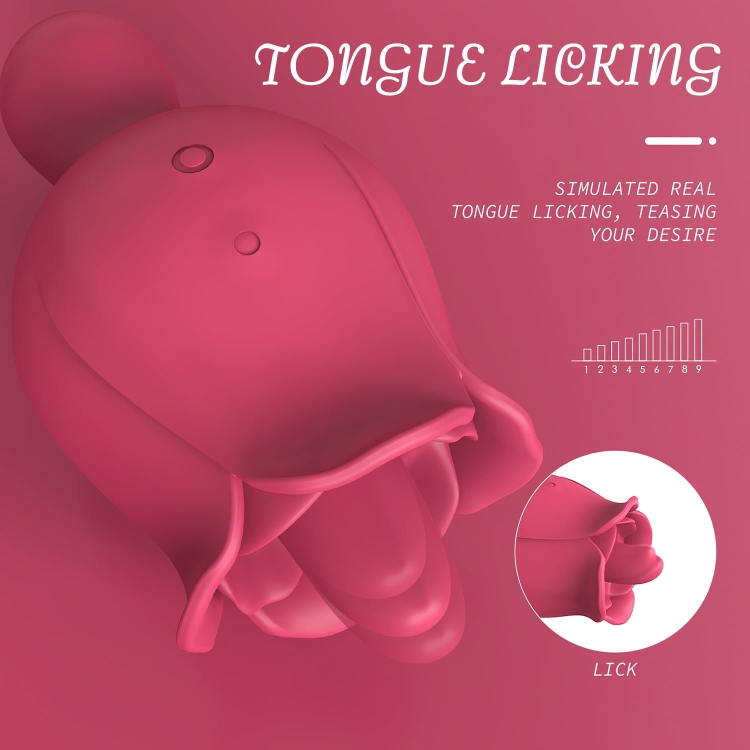 Tongue Licking Mini Vibrator