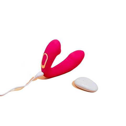 Remote Control Vibrator+Suction Toy