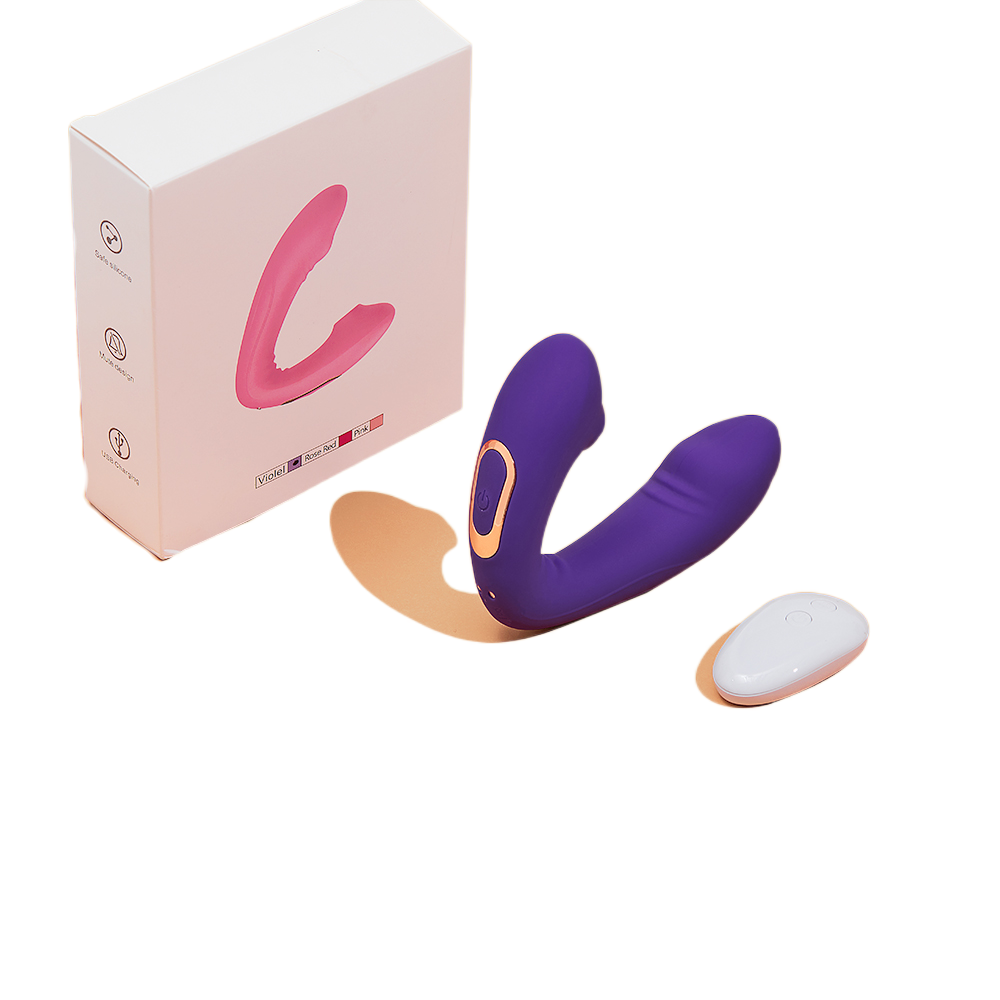 Remote Control Vibrator+Suction Toy