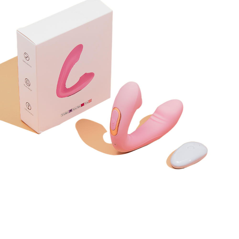 Remote Control Vibrator+Suction Toy