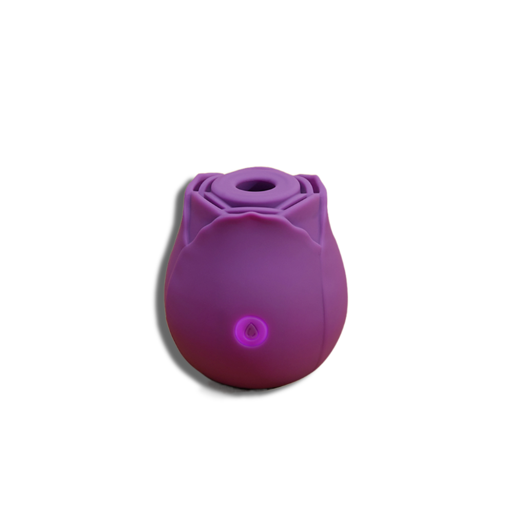 Purple Rose Toy Sucking Vibrator