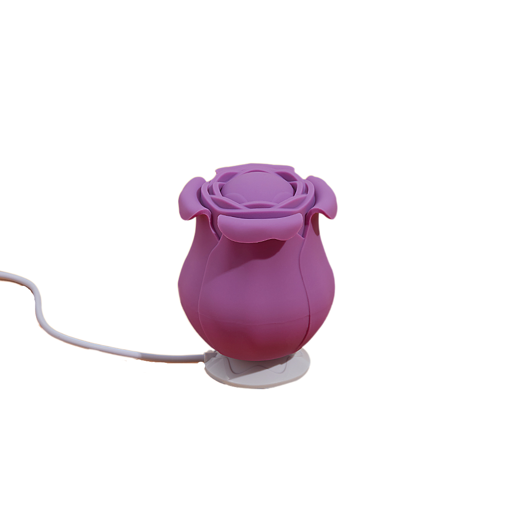 Purple Rose Petal Toy Sucking Vibrator