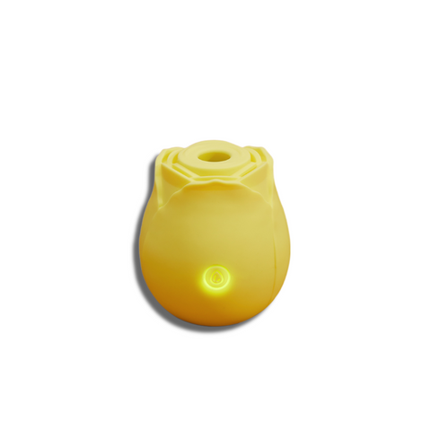 Yellow Rose Toy Sucking Vibrator