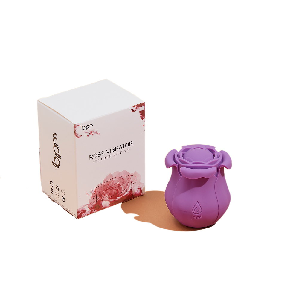 Purple Rose Petal Toy Sucking Vibrator