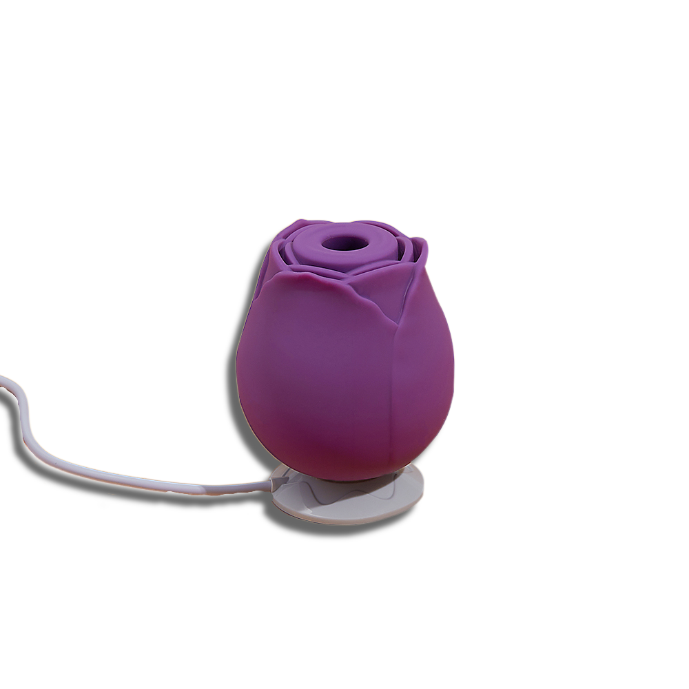 Purple Rose Toy Sucking Vibrator