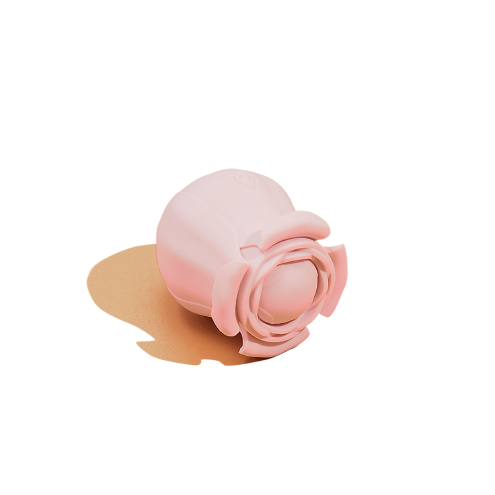 Pink Rose Petal Toy Sucking Vibrator