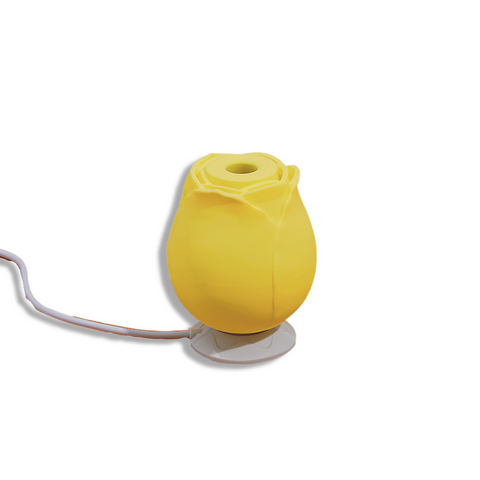 Yellow Rose Toy Sucking Vibrator