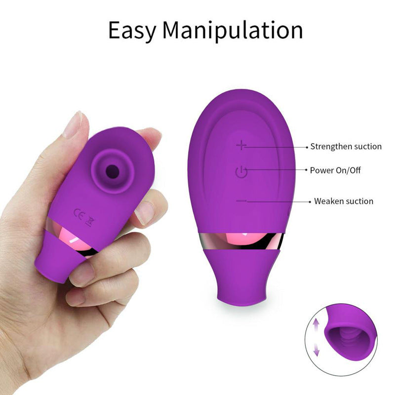 Double Sucking Remote Control Vibrator