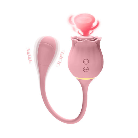 Rose Sucker Multi-frequency Vibration Vibrating Egg